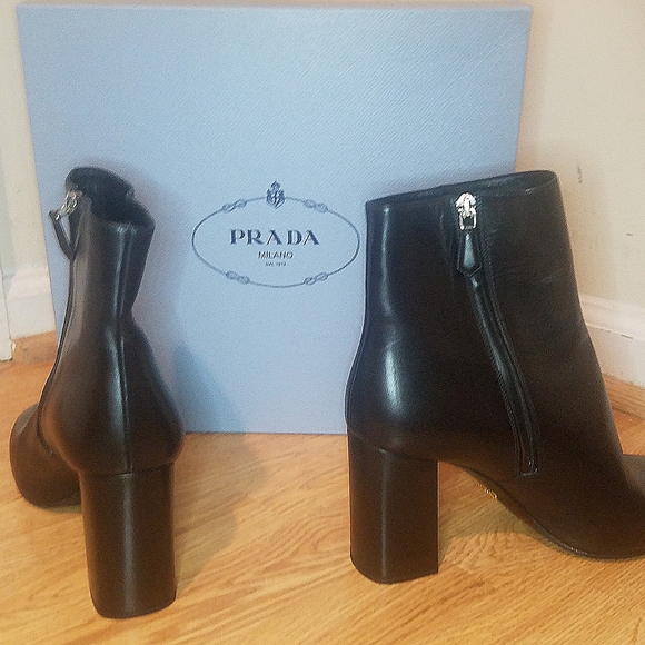 Prada Calazatore Donna High Heeled Bootie - Picture 3 of 3